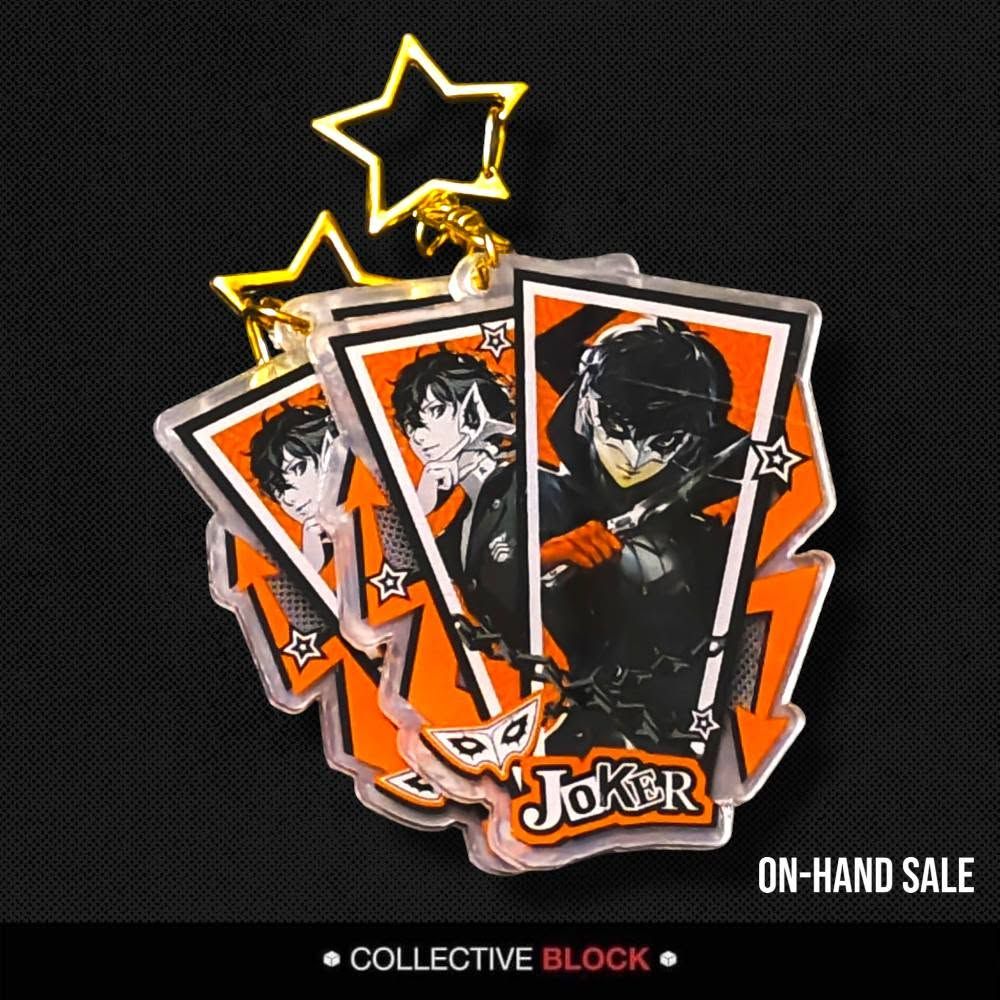 Persona 5 Royal [Ren, Akechi, Kasumi, Futuba] Fanmade Acrylic Keychain