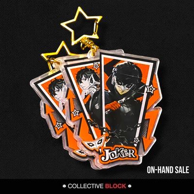 Persona 5 Royal [Ren, Akechi, Kasumi, Futuba] Fanmade Acrylic Keychain