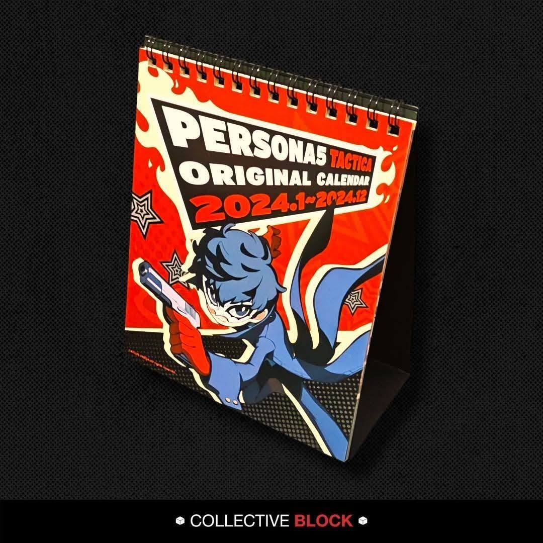 Persona 5 Tactica Official 2024 Desktop Calendar