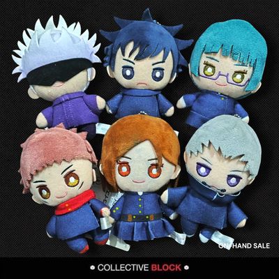 Jujutsu Kaisen [Yuji, Megumi, Nobara, Gojo, Maki, Toge] Mini Plush Set