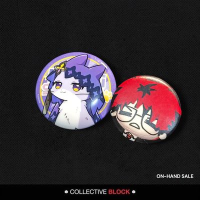 Honkai: Star Rail [Black Swan, Ruan Mei, Acheron, Sparkle] Tiny Cat Can Badge