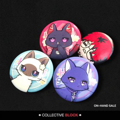 Honkai: Star Rail [Black Swan, Ruan Mei, Acheron, Sparkle] Tiny Cat Can Badge