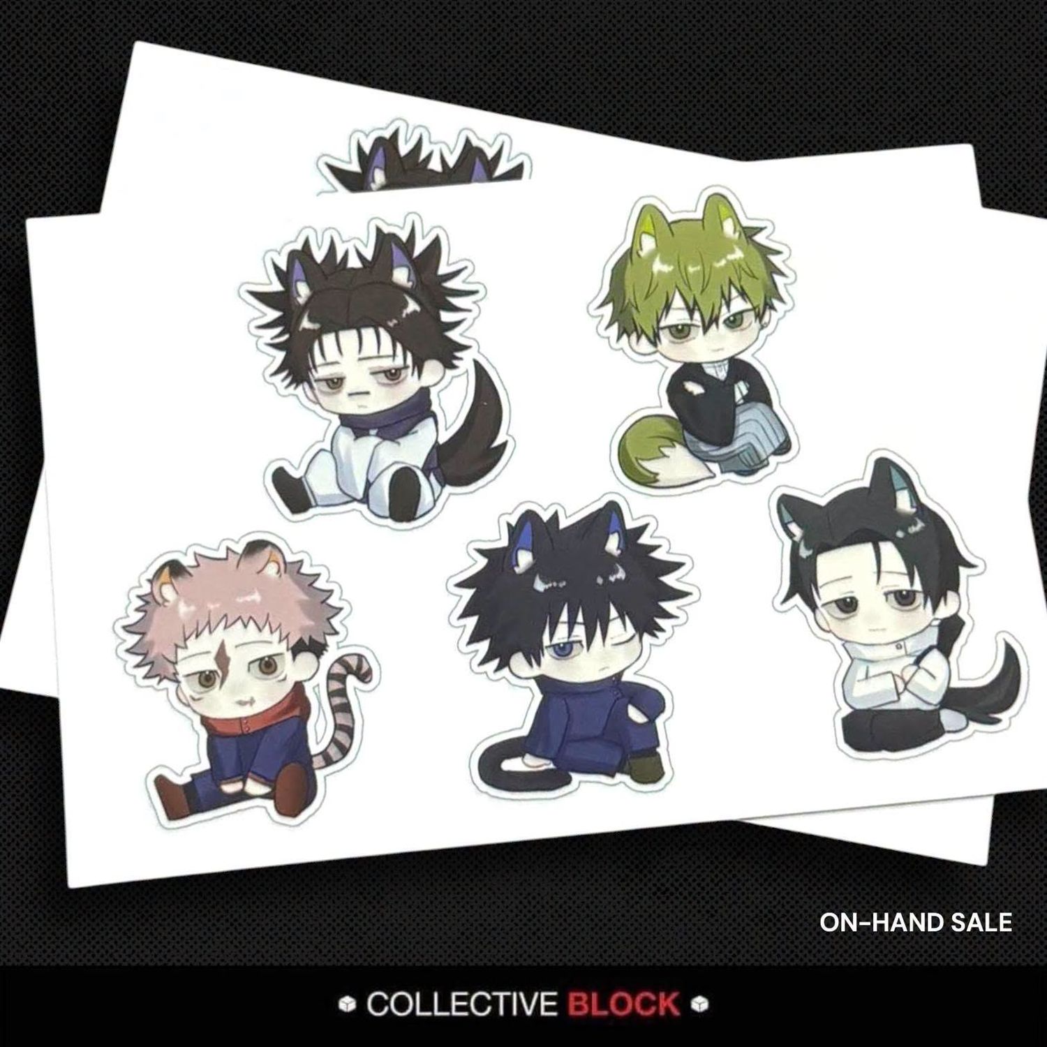 Jujutsu Kaisen Kitty [Yuji, Megumi, Choso, Naoya Yuta] Netprint