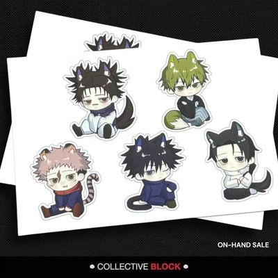 Jujutsu Kaisen Kitty [Yuji, Megumi, Choso, Naoya Yuta] Netprint
