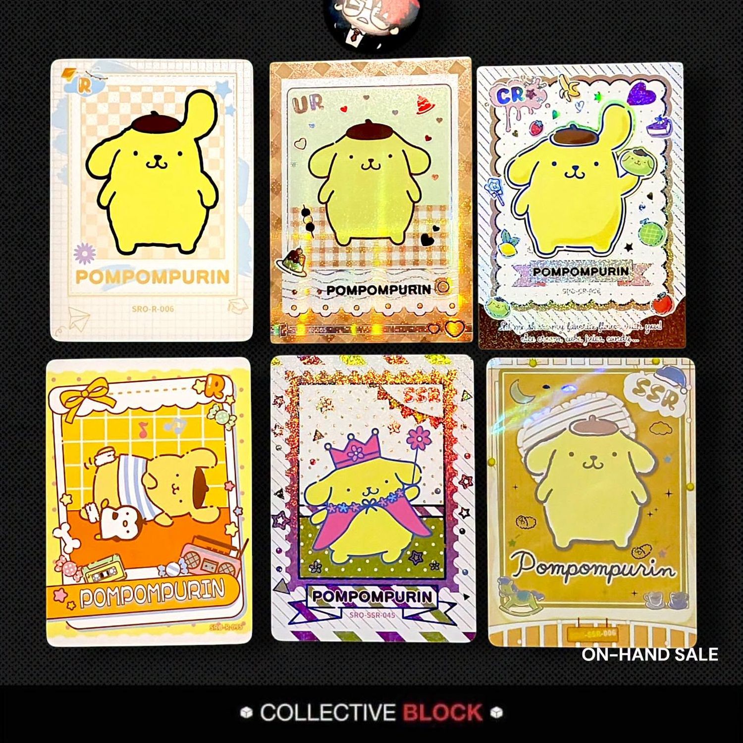 Sanrio Pompompurin Assorted Photocard Merch