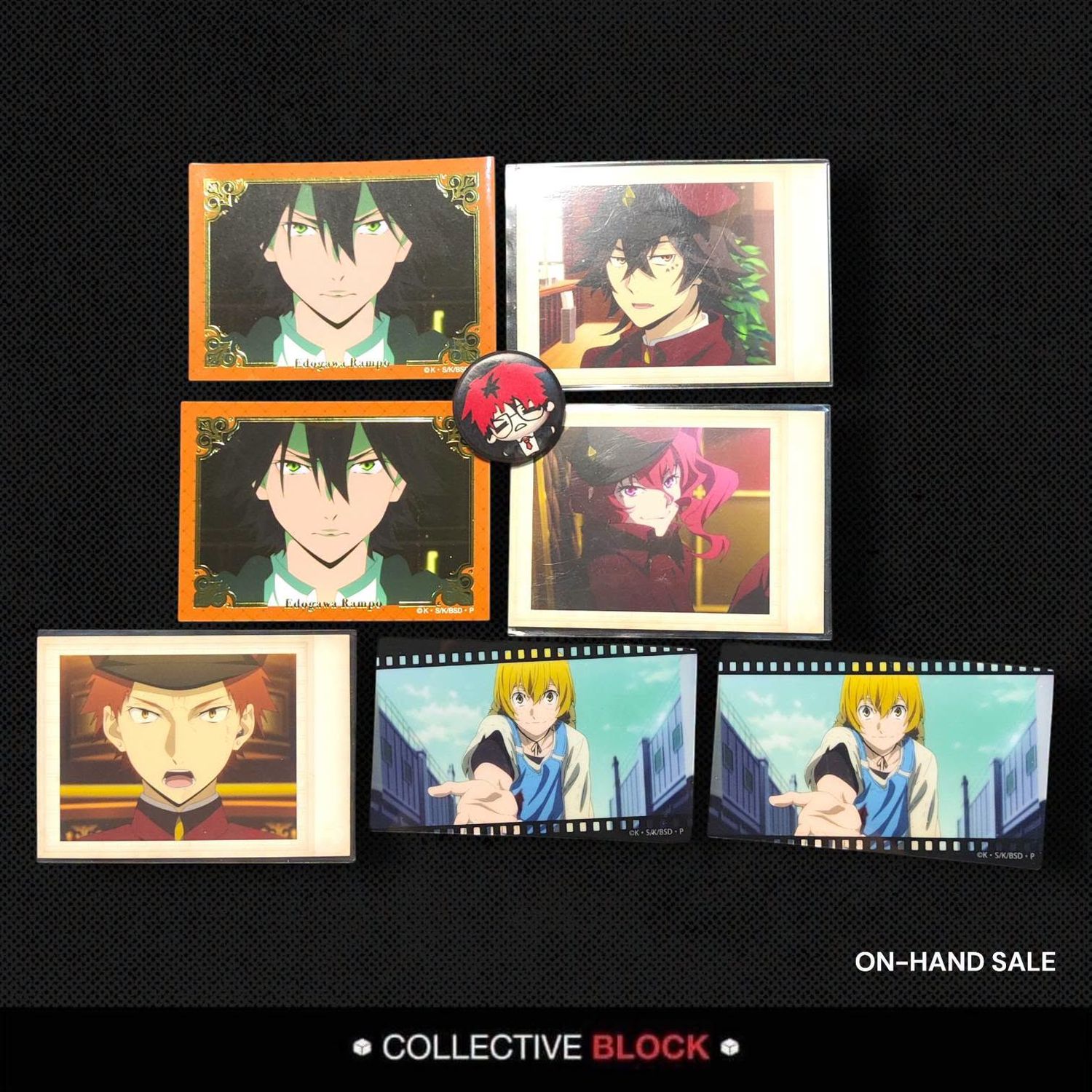 Bungo Stray Dogs [Ranpo, Tetchou, Teruko, Tachihara, Kenji] Assorted Card Set