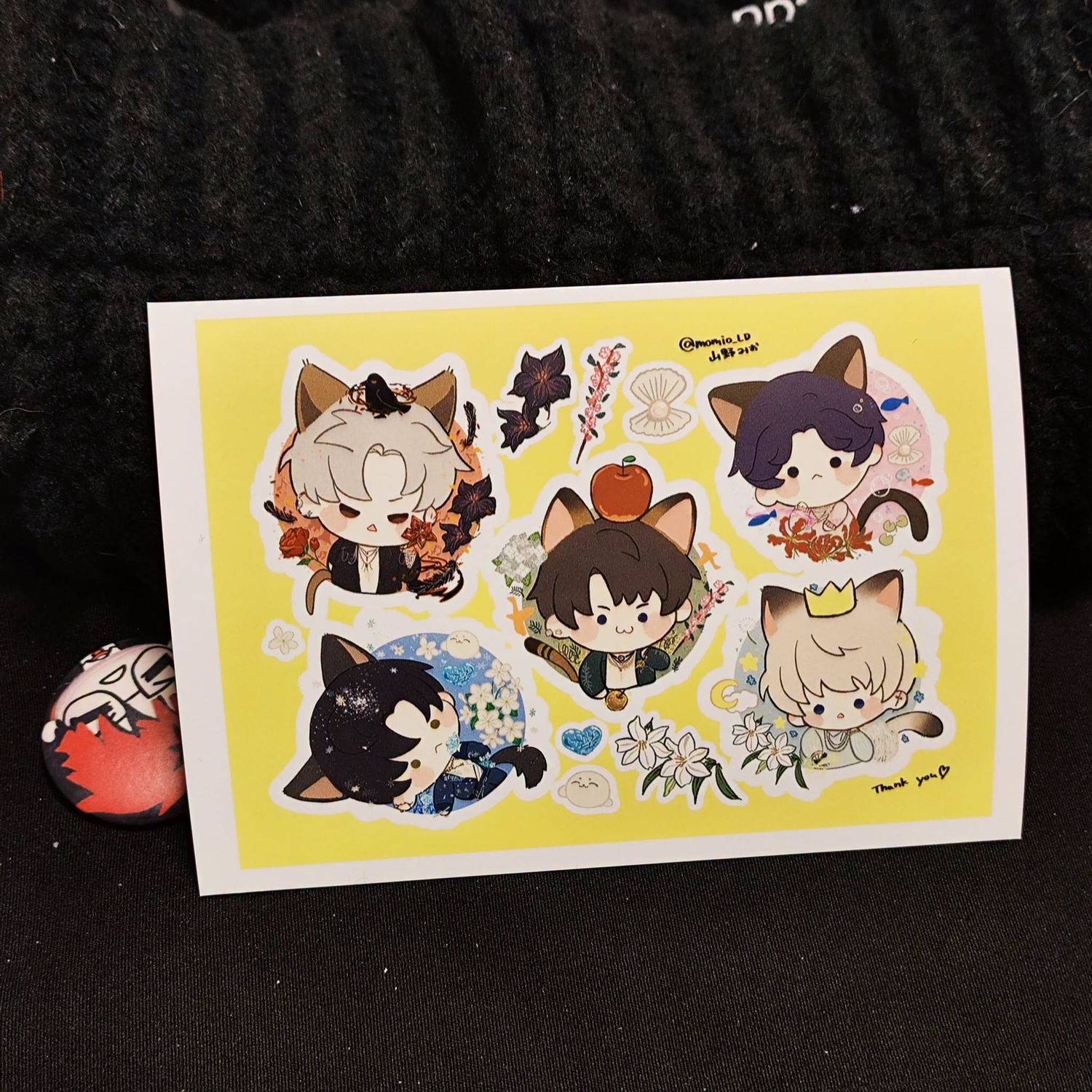 Love and Deepspace [Xavier, Rafayel, Zayne, Sylus, Caleb] Chibi Creatures Assorted Netprint