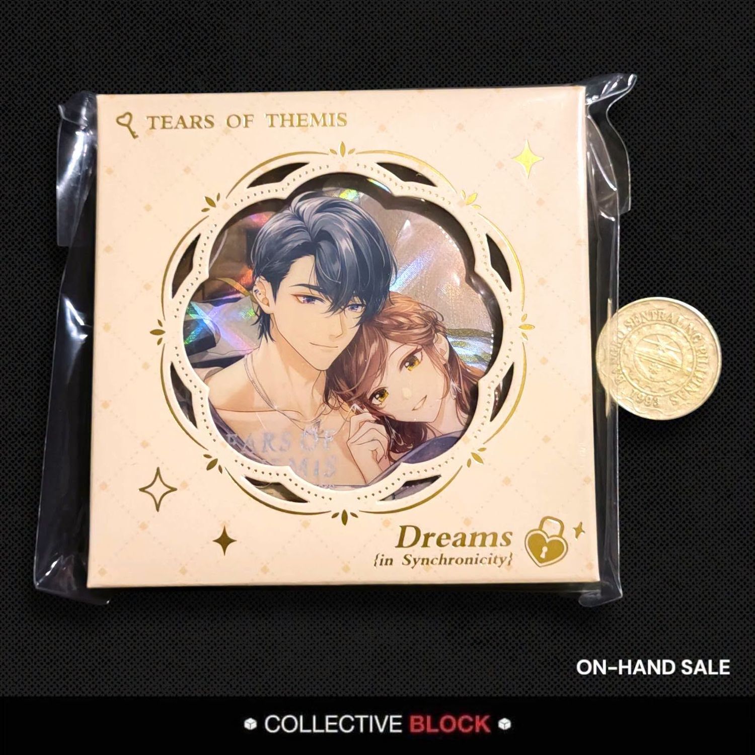Tears of Themis Marius Where the Heart Belongs Hologram Can Badge