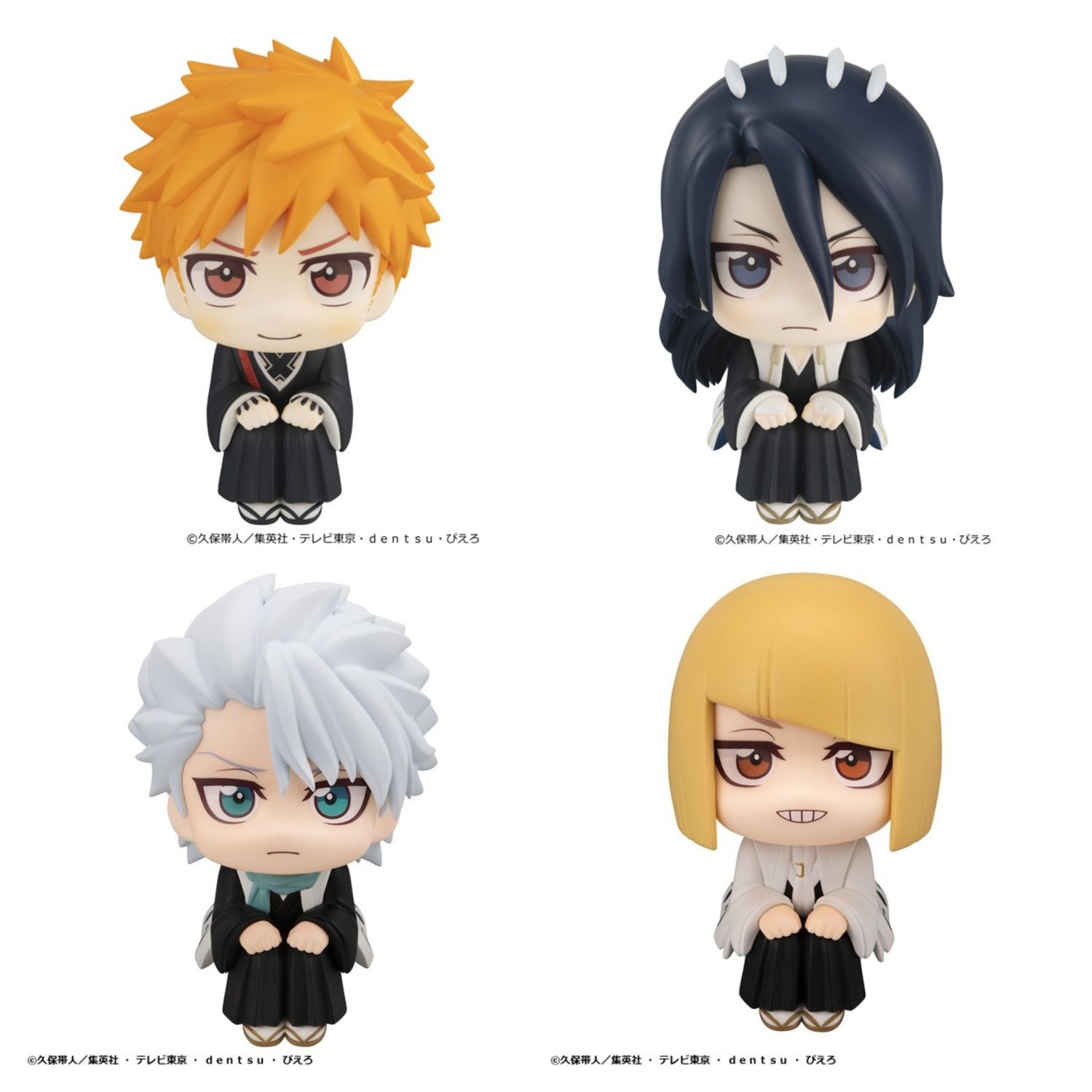 [Pre-Order] Bleach Lookup Figure - Ichigo, Byakuya, Shinji, and Toshiro