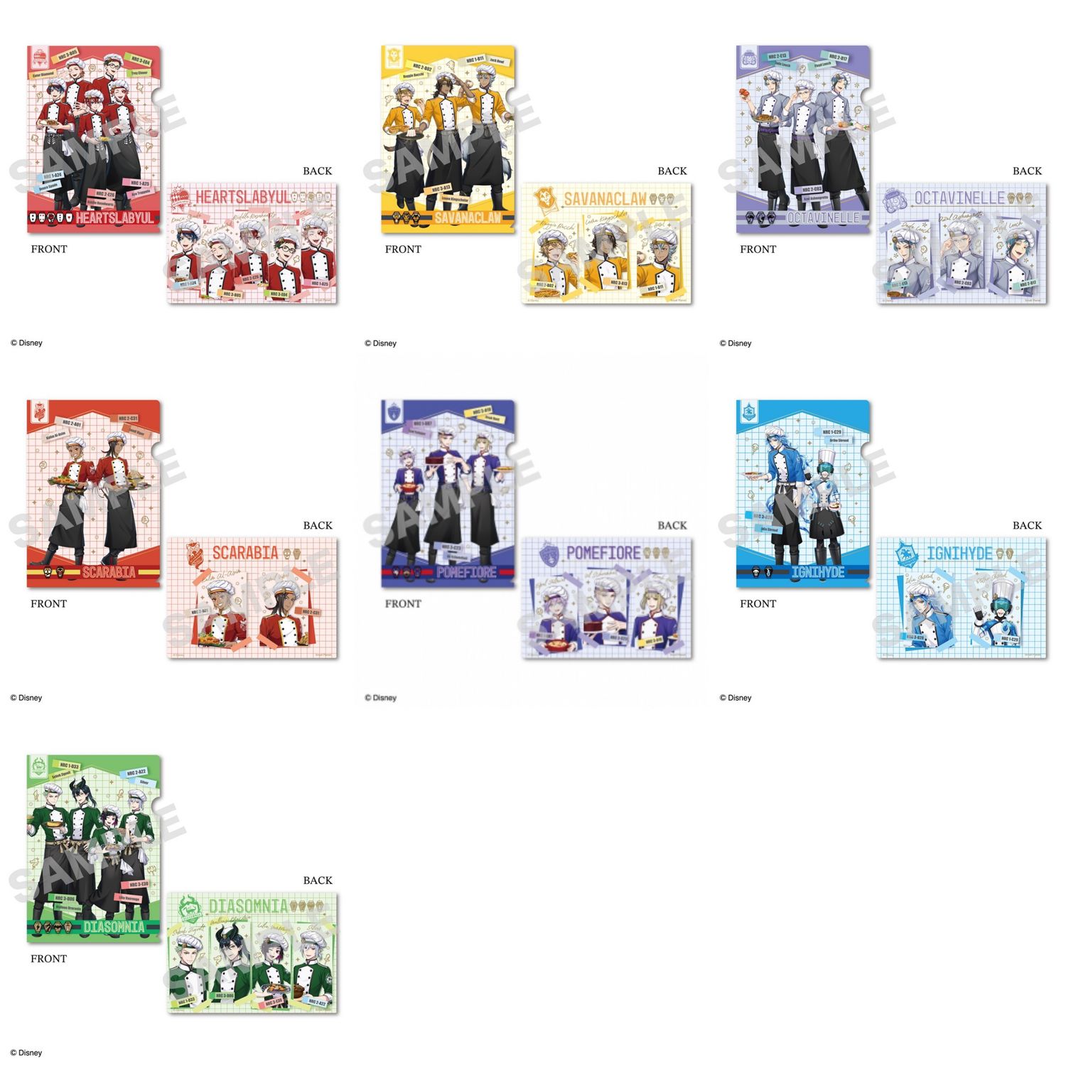 [Pre-Order] Twisted Wonderland Master Chef Clear File (A4)