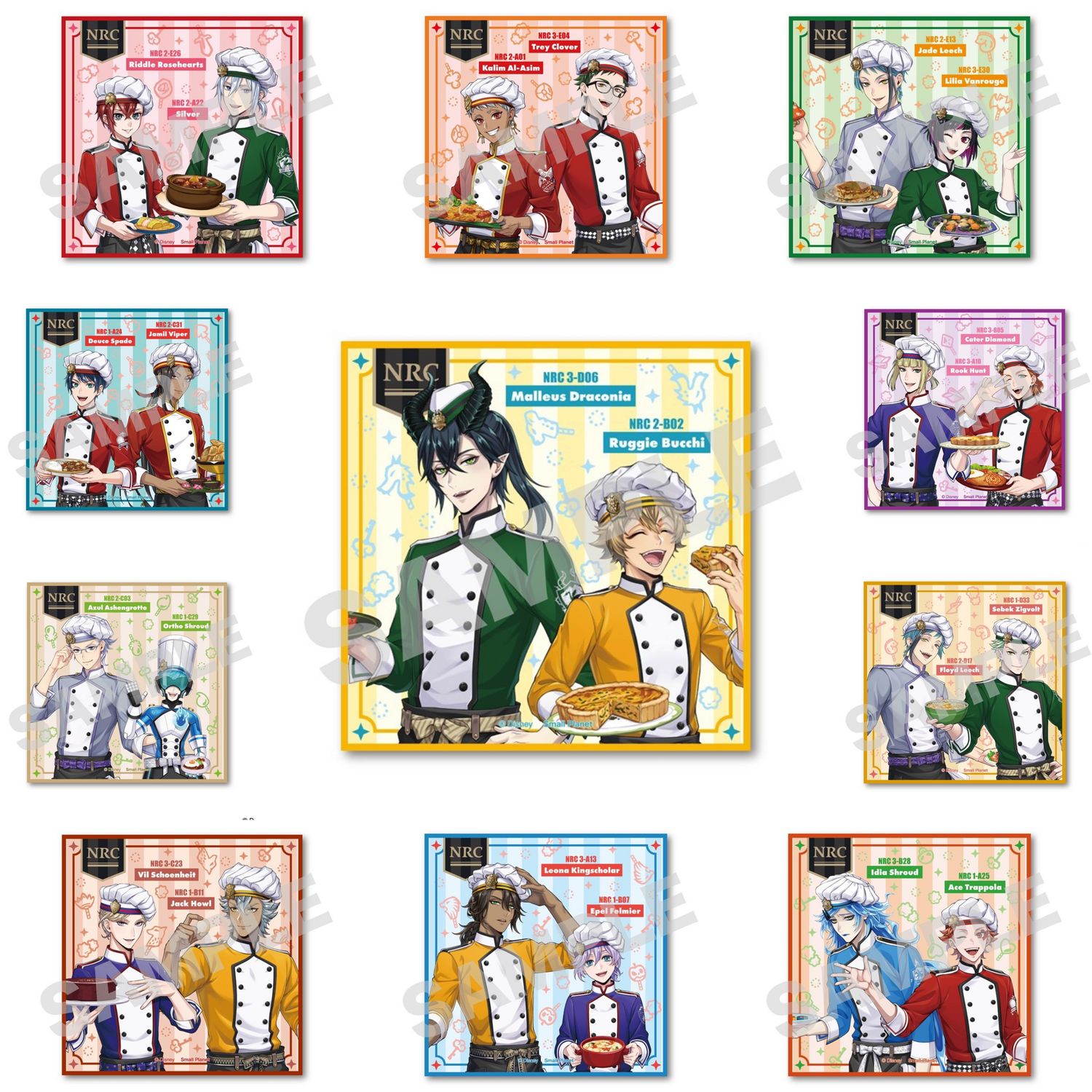 [Pre-Order] Twisted Wonderland Master Chef Hand Towel (20 x 20 cm)