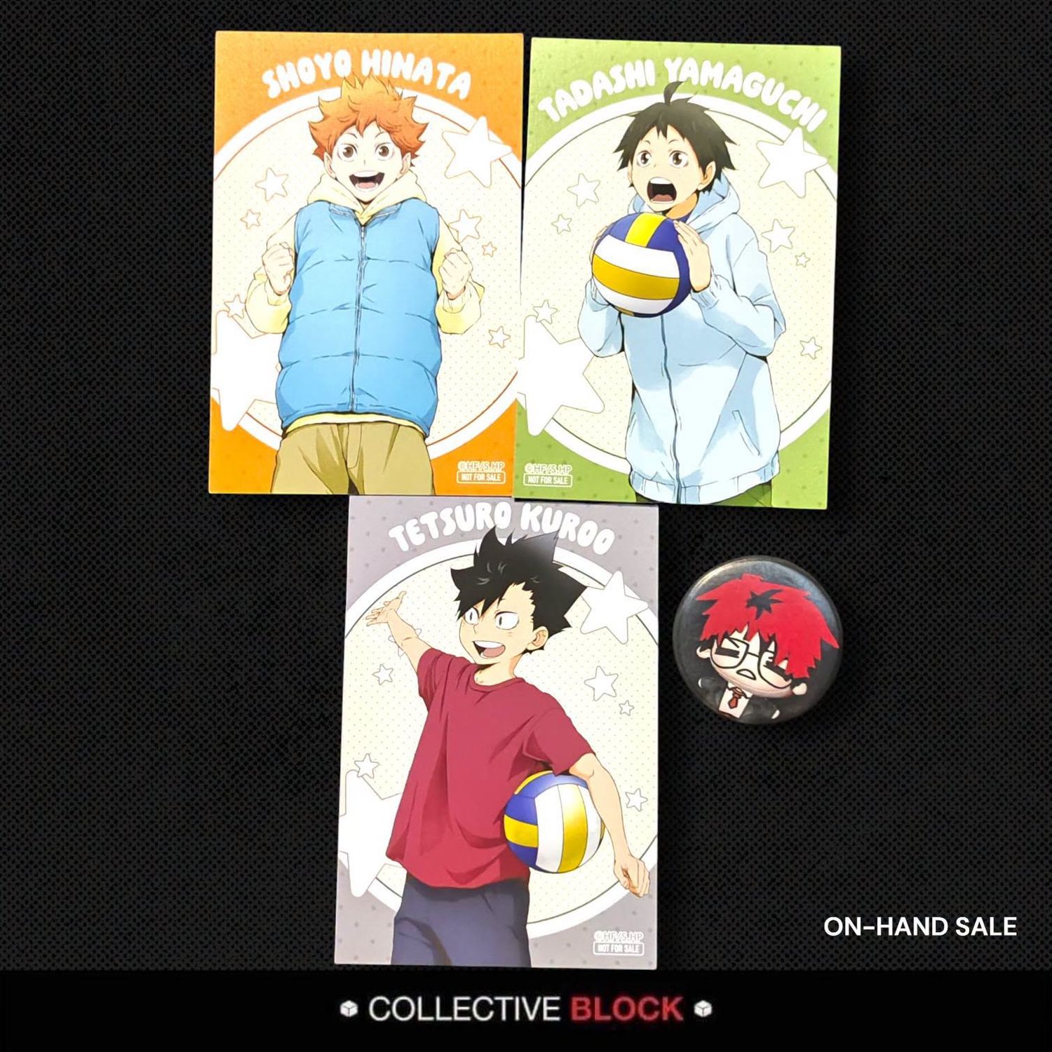 Haikyu!! [Hinata, Kuroo, Yamaguchi] Childhood Postcards Set