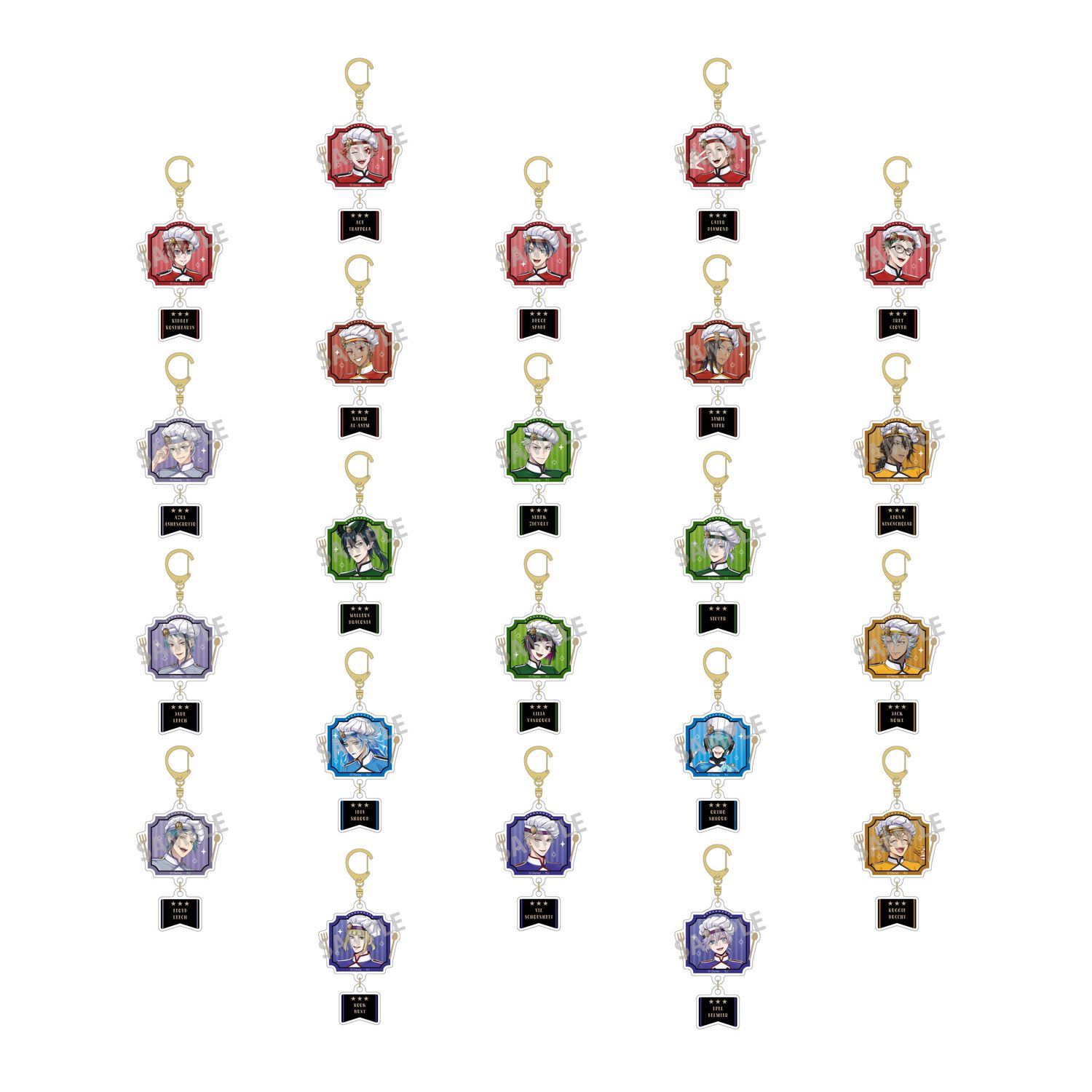 [Pre-Order] Twisted Wonderland Master Chef Acrylic Keychain (8 cm)