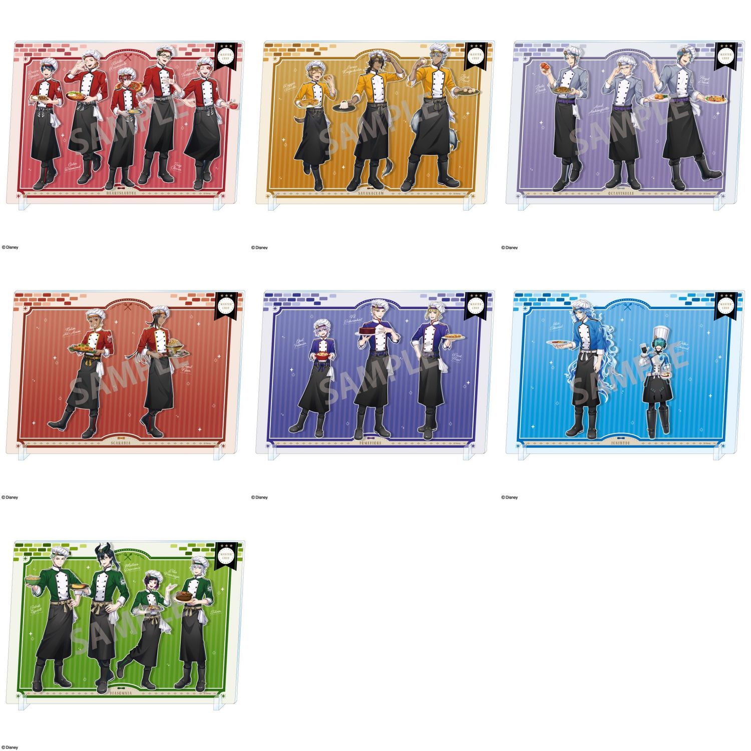 [Pre-Order] Twisted Wonderland Master Chef Acrylic Panel (14 cm)