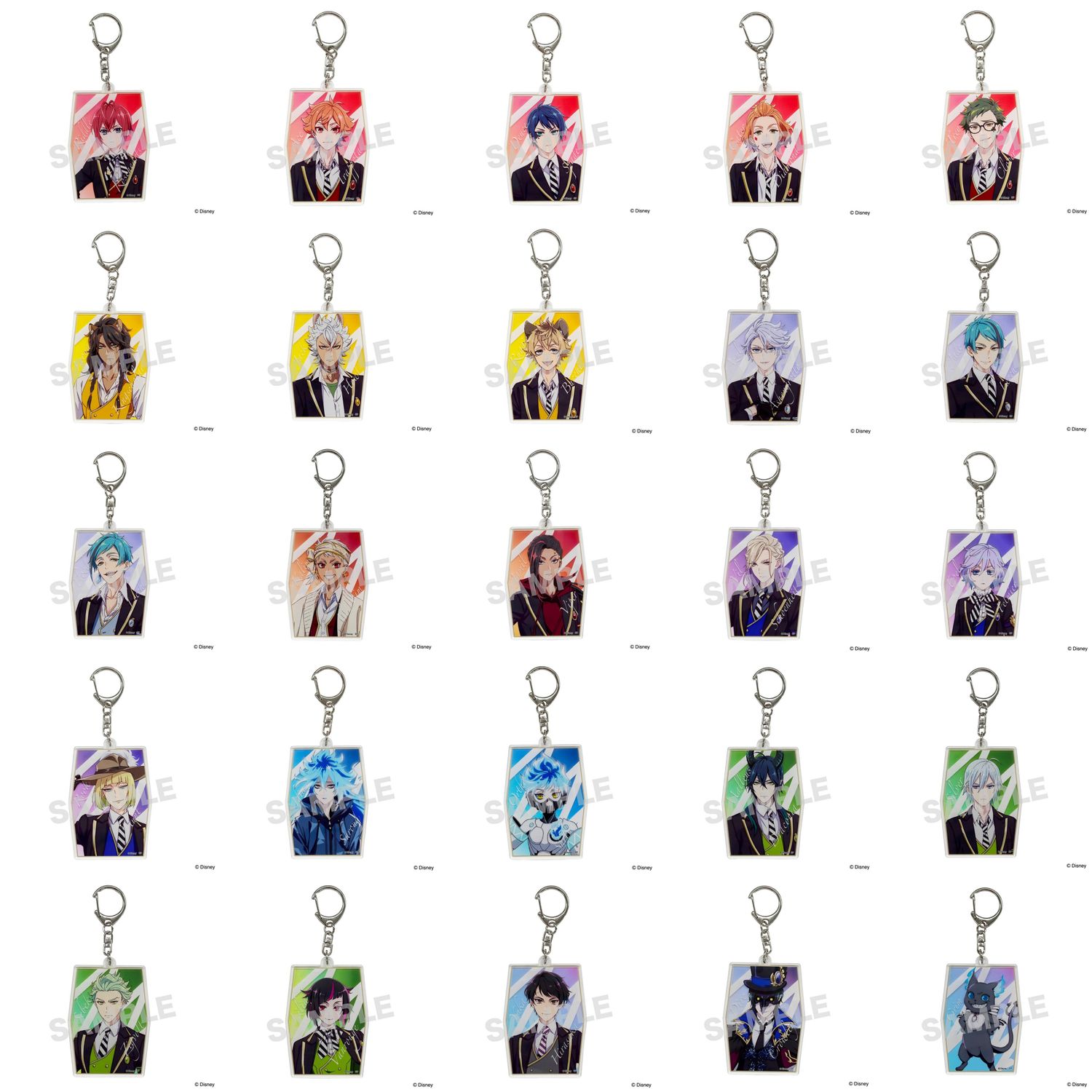 [Pre-Order] Twisted Wonderland The Animation: Episode of Savanaclaw Keychain (8 x 8 cm)
