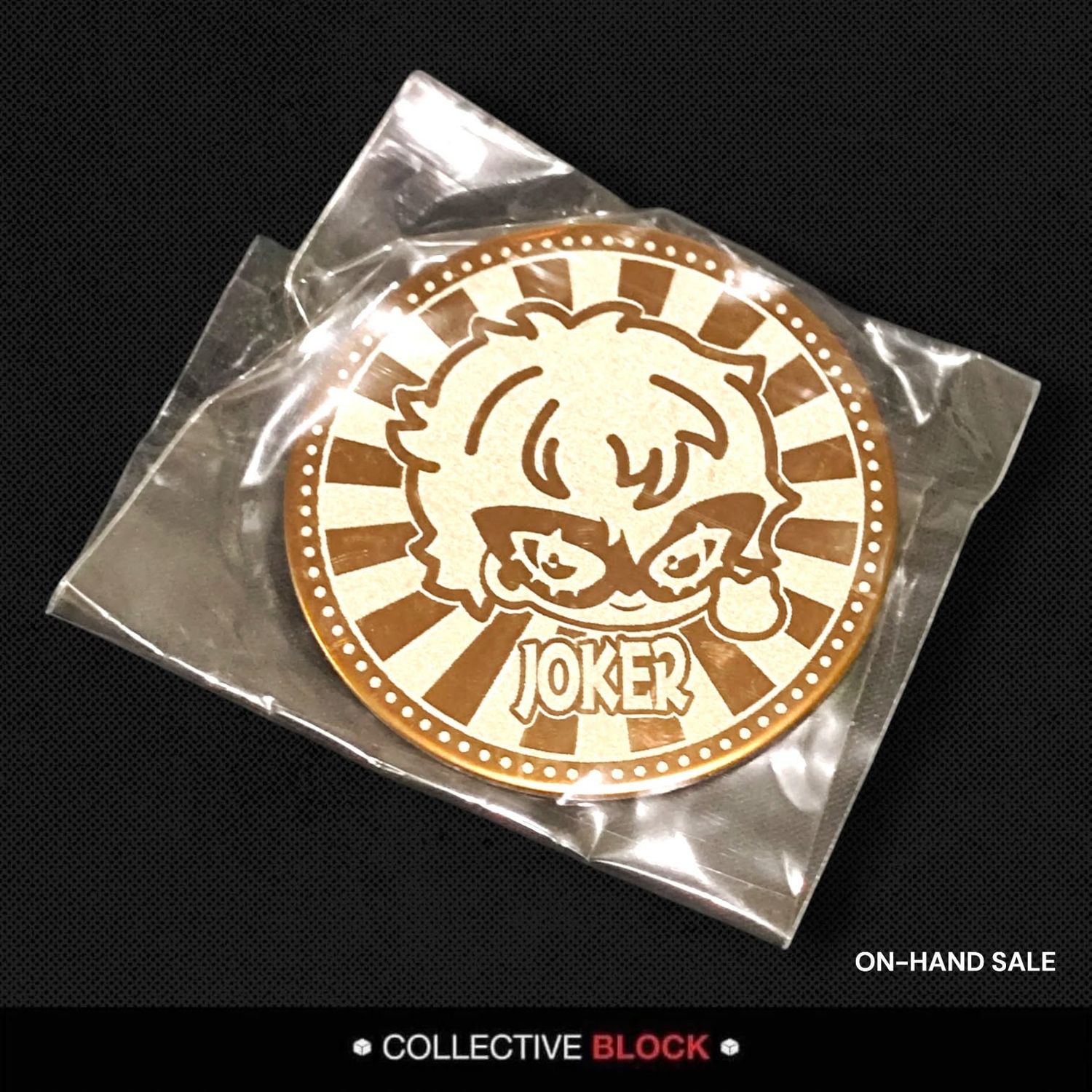 Persona 5 Ren Fanmade Gold Coin Pin