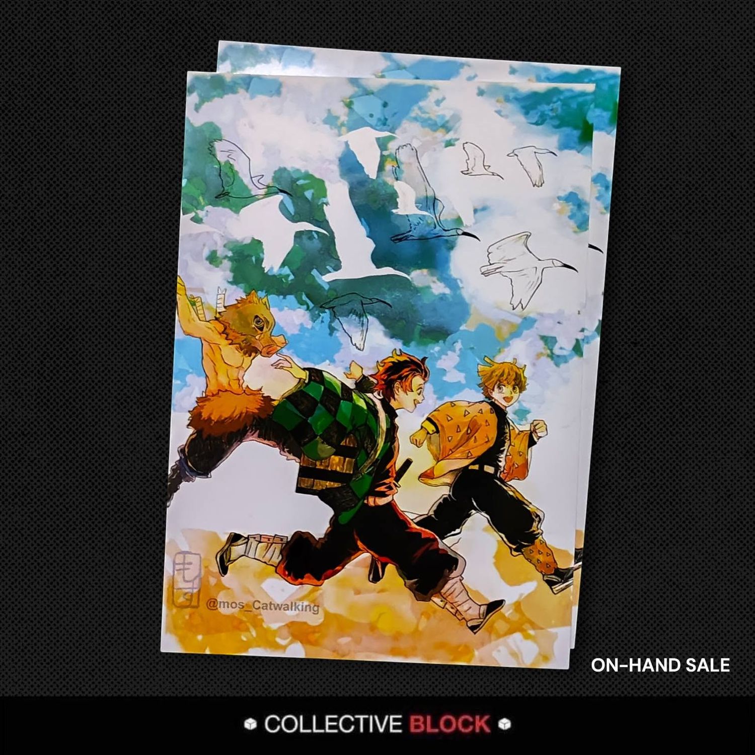 Demon Slayer [Tanjiro, Zenitsu, Inosuke] Trio Netprint