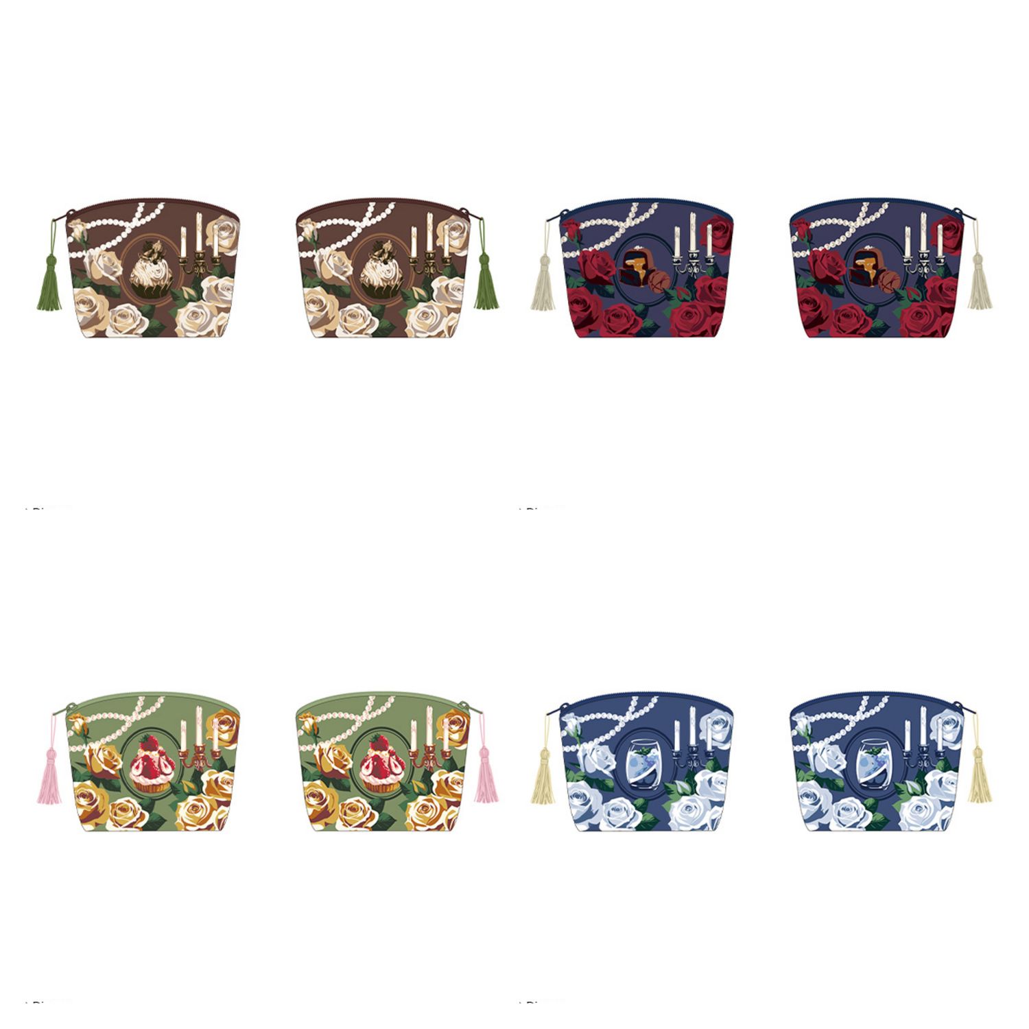 [Pre-Order] Twisted Wonderland La Bonbonnière ver. Weaved Fabric Pouch (16 cm)