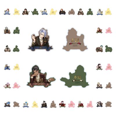 [Pre-Order] Twisted Wonderland Twisted Wonderland La Bonbonnière ver. Acrylic Clip (7 cm)