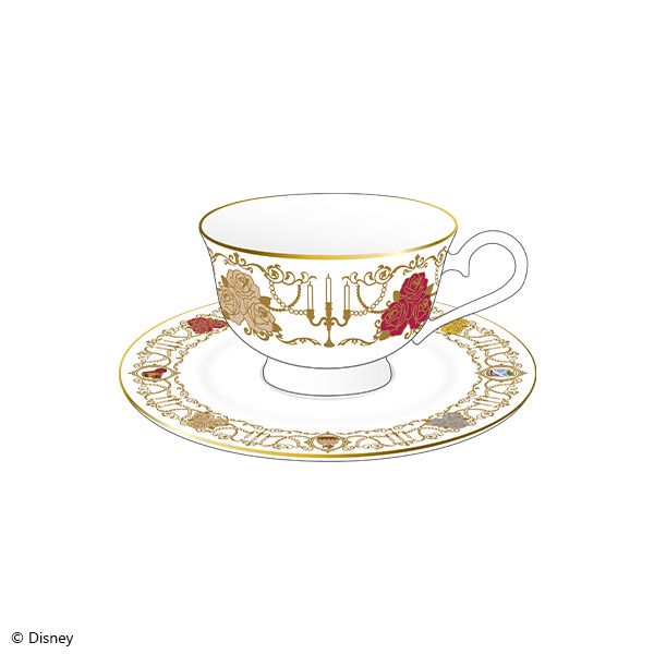 [Pre-Order] Twisted Wonderland La Bonbonnière ver. Porcelain Teacup &amp; Saucer Set