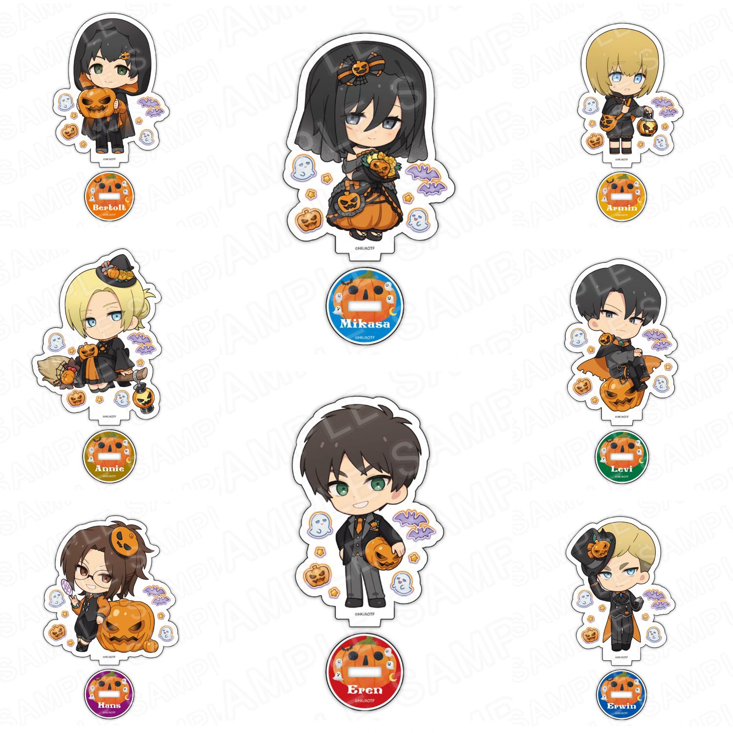 [Pre-Order] Attack on Titan Pumpkin Ver. Acrylic Stand (10 cm)