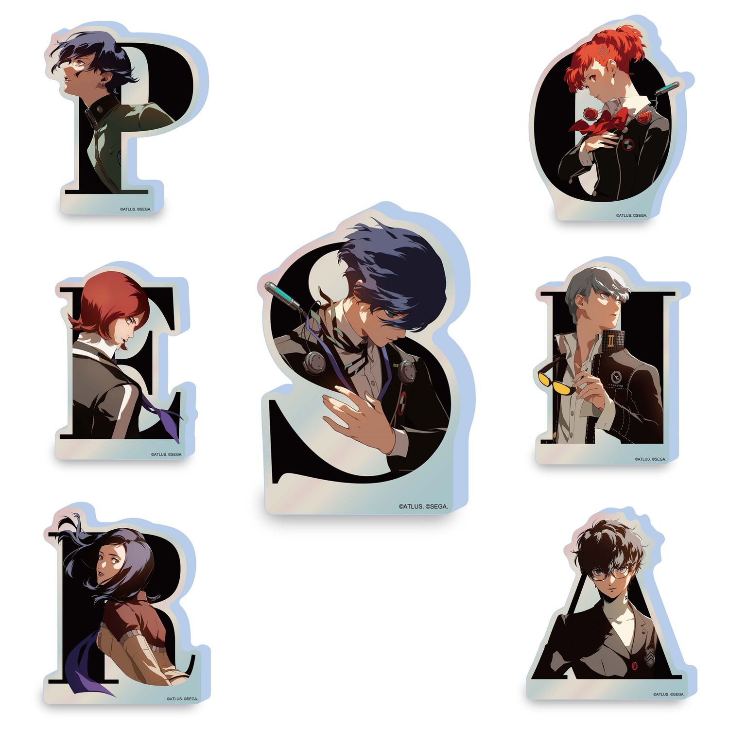 [Pre-Order] Persona P30th Anniversary Illustration C Protagonist Acrylic Block (9 x 11 cm)