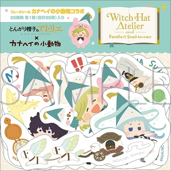 [Pre-Order] Witch Hat Atelier Kanahei's Small Animals Costume Sticker Set (25 pcs)