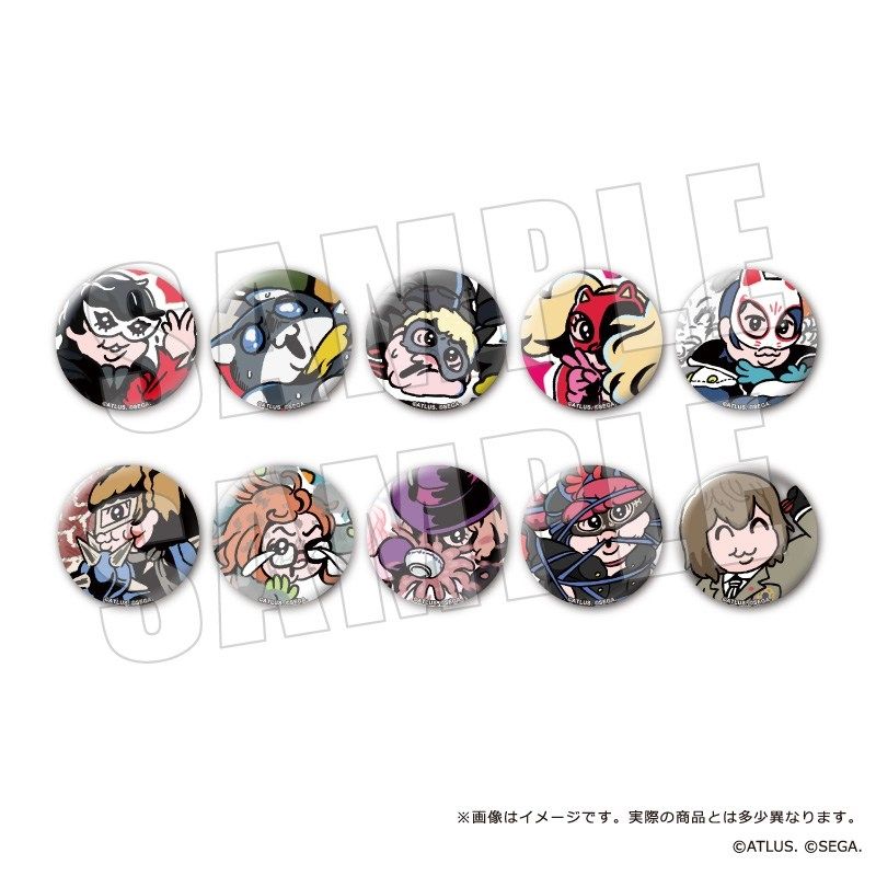 [Pre-Order] Persona 5 x Kawaisouni Collab Can Badge Collection (56 mm)