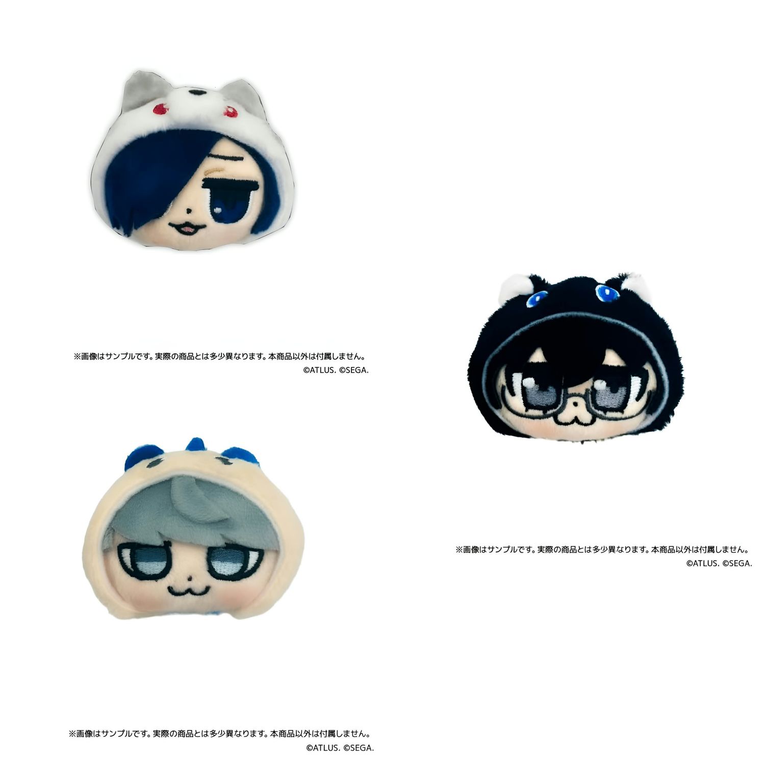 [Pre-Order] Persona P30th SEGA Exclusive Protagonist Bkub Plush Pin (6 cm)