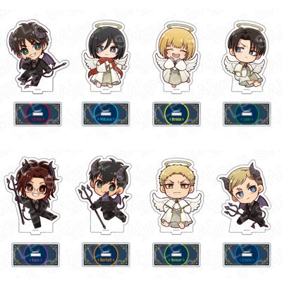 [Pre-Order] Attack on Titan Angel and Demon Ver. Chibi Acrylic Stand (10 cm)