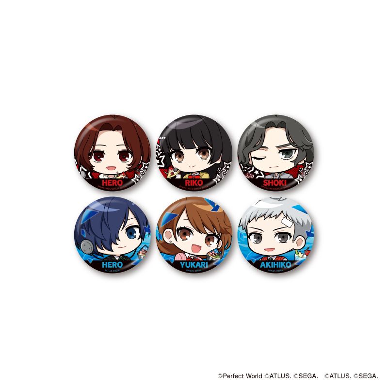 [Pre-Order] Persona P5X＆P3R x Amo Crepe Blind Box Can Badge (57 mm)