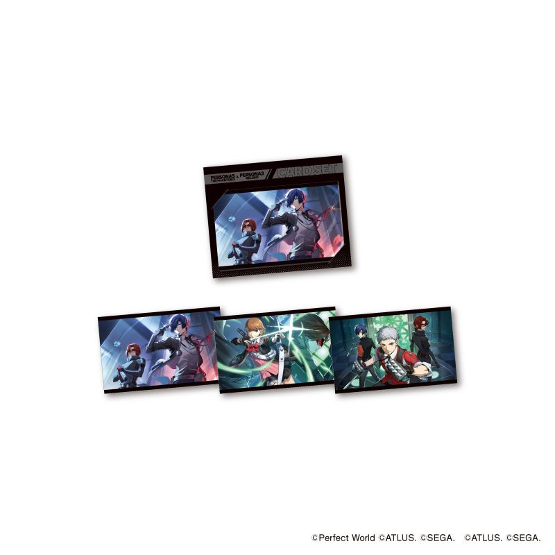 [Pre-Order] Persona P5X＆P3R x Amo Crepe Mini Card Set (3pcs - 5.4 cm)