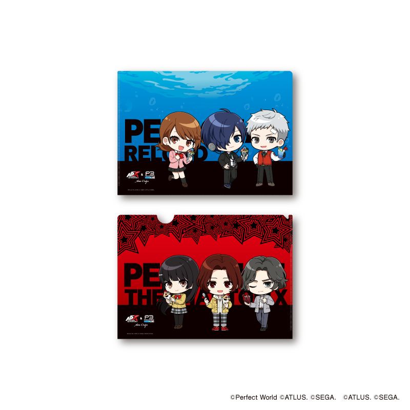 [Pre-Order] Persona P5X＆P3R x Amo Crepe Clear File (A4)
