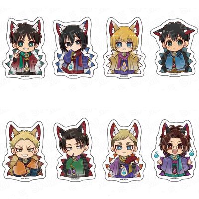 [Pre-Order] Attack on Titan Halloween Ver. Chibi Sticker (7 cm)