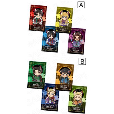 [Pre-Order] Attack on Titan Halloween Ver. Chibi Card Set (5.4 x 8.6 cm)