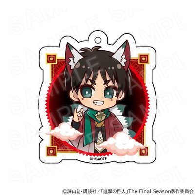 [Pre-Order] Attack on Titan Halloween Ver. Chibi Acrylic Keychain (6.5 cm)