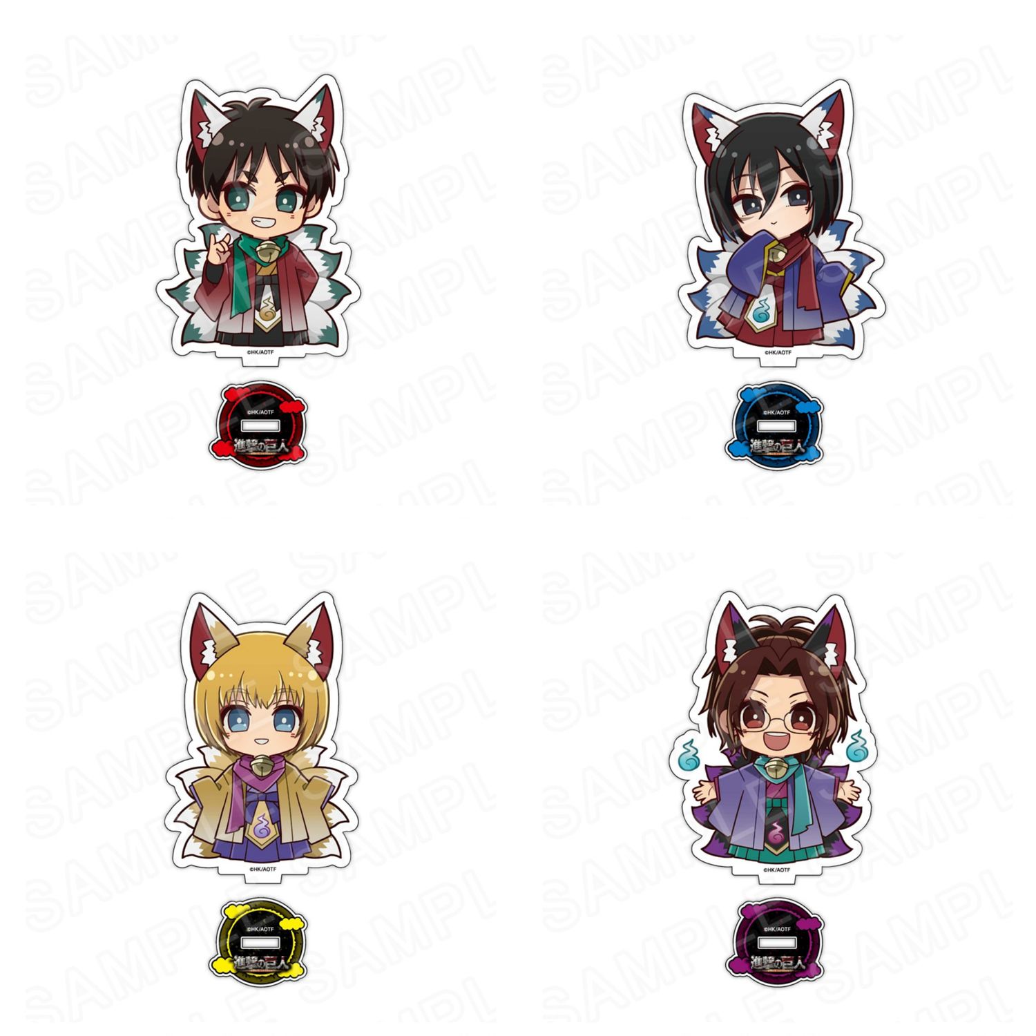 [Pre-Order] Attack on Titan Halloween Ver. Chibi Acrylic Stand (10 cm)