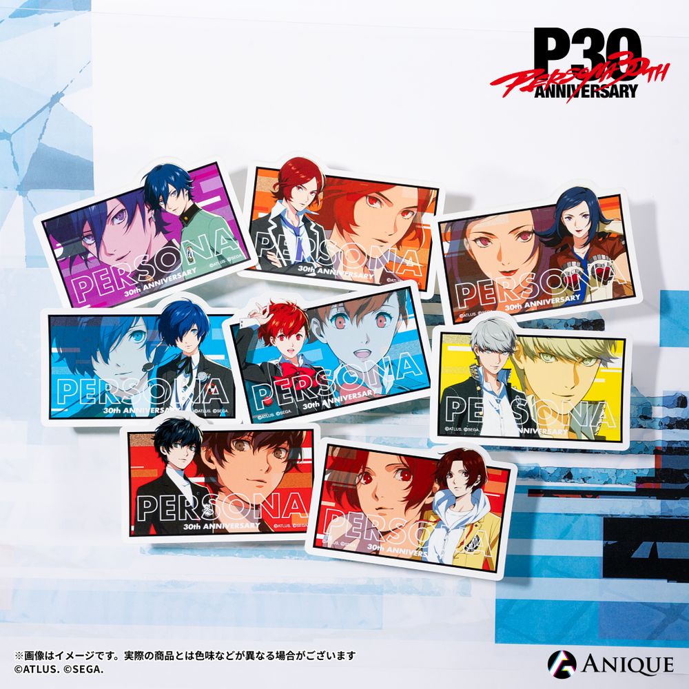 [Pre-Order] Persona 30th Anniversary x Plaza Harajaku Blind Box Stickers (8 types - 6 cm)