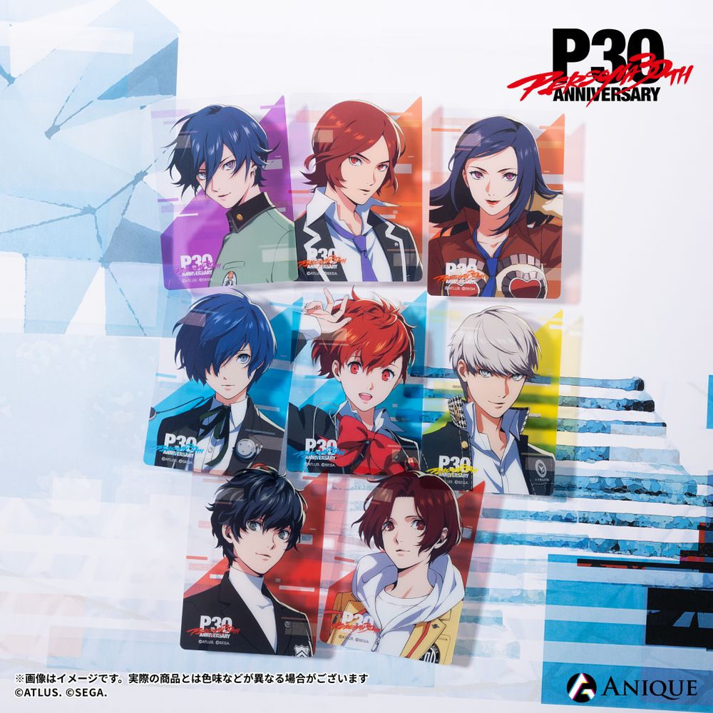 [Pre-Order] Persona 30th Anniversary x Plaza Harajaku Blind Box Clear Card (8 types - 8.9 cm)