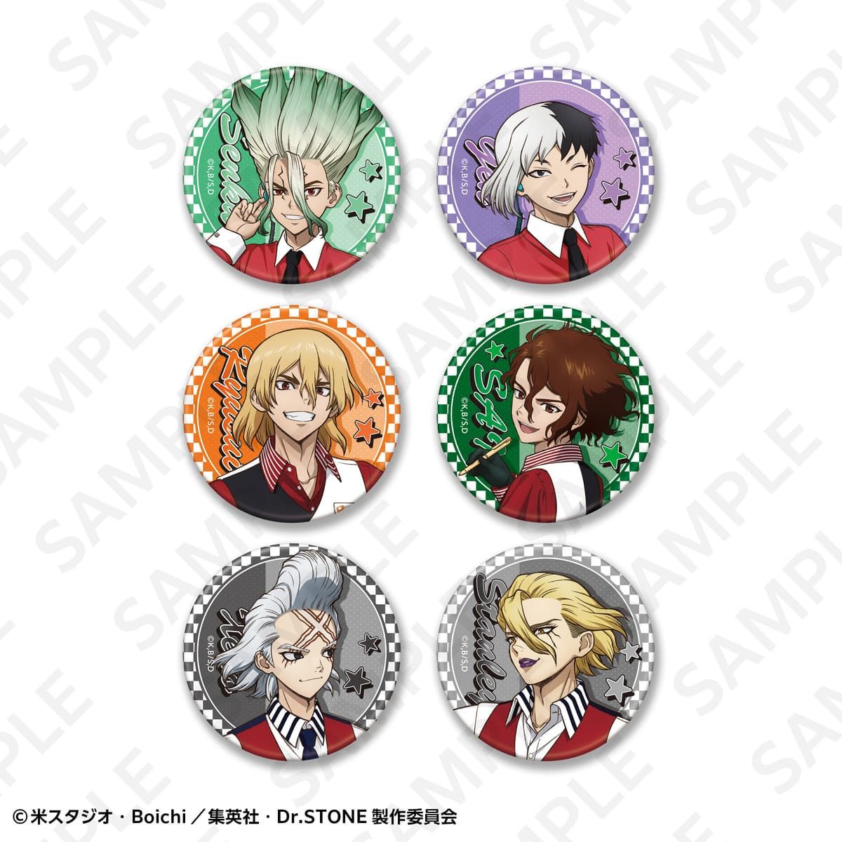 [Pre-Order] Dr. Stone x Pizza La Collab Random Can Badge (1 pc - 57 mm)