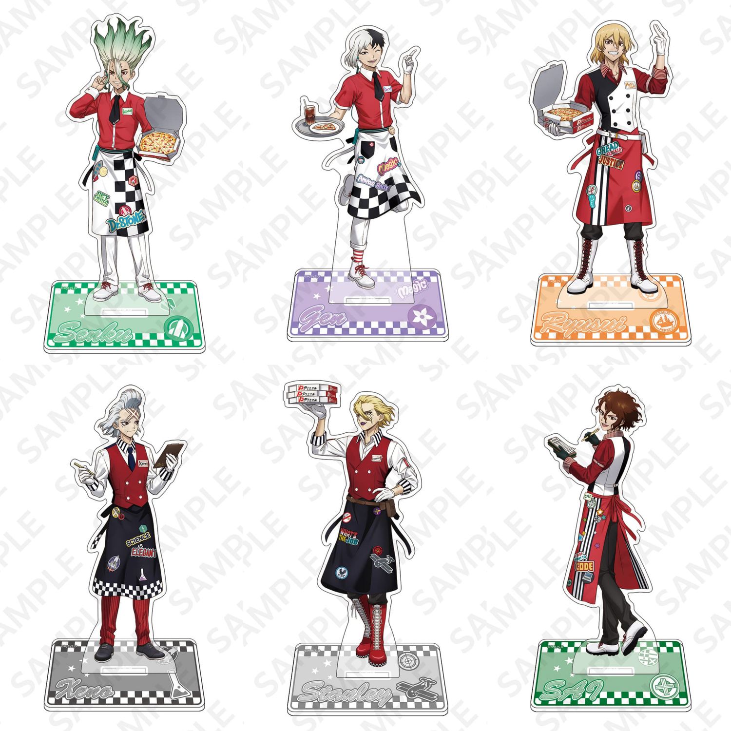 [Pre-Order] Dr. Stone x Pizza La Collab Acrylic Stand (19 cm)
