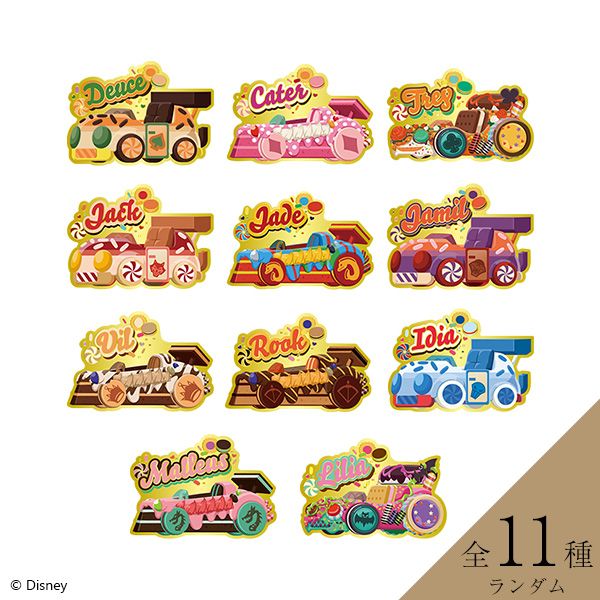 [Pre-Order] Twisted Wonderland Sugar Race Blind Box Pin (11 types - 2.9 cm)