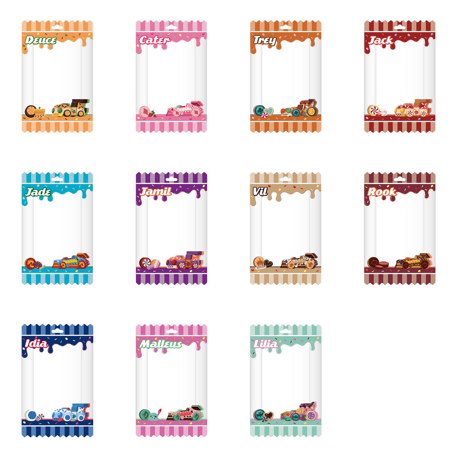 [Pre-Order] Twisted Wonderland Sugar Race Clear Pouch (21 cm)