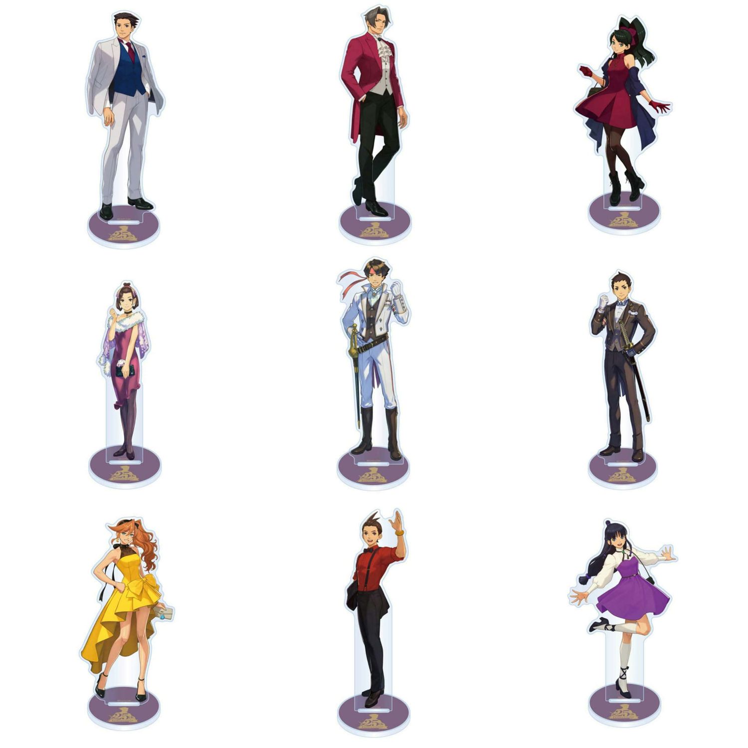[Pre-Order] Ace Attorney 25th Anniversary Acrylic Stand (15 cm)