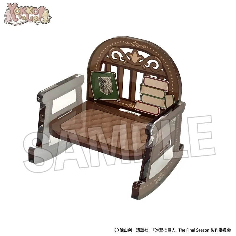 [Pre-Order] Attack on Titan YOKKO Issho! Series Acrylic Mini Chair (9 cm)
