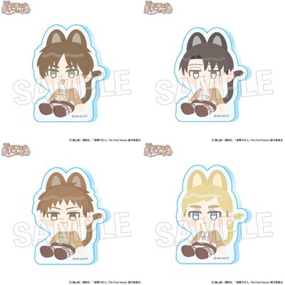 [Pre-Order] Attack on Titan YOKKO Issho! Series Acrylic Block (6.7 cm)