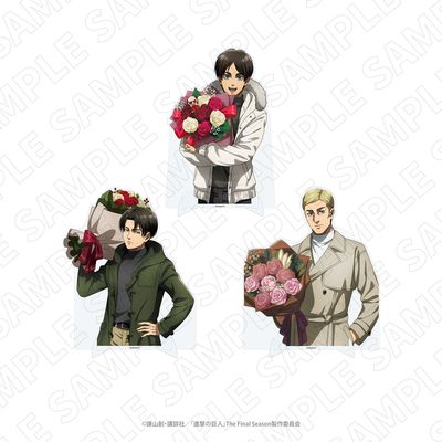 [Pre-Order] Attack on Titan Rendezvous Meeting Bust-Up Acrylic Stand (30 cm)