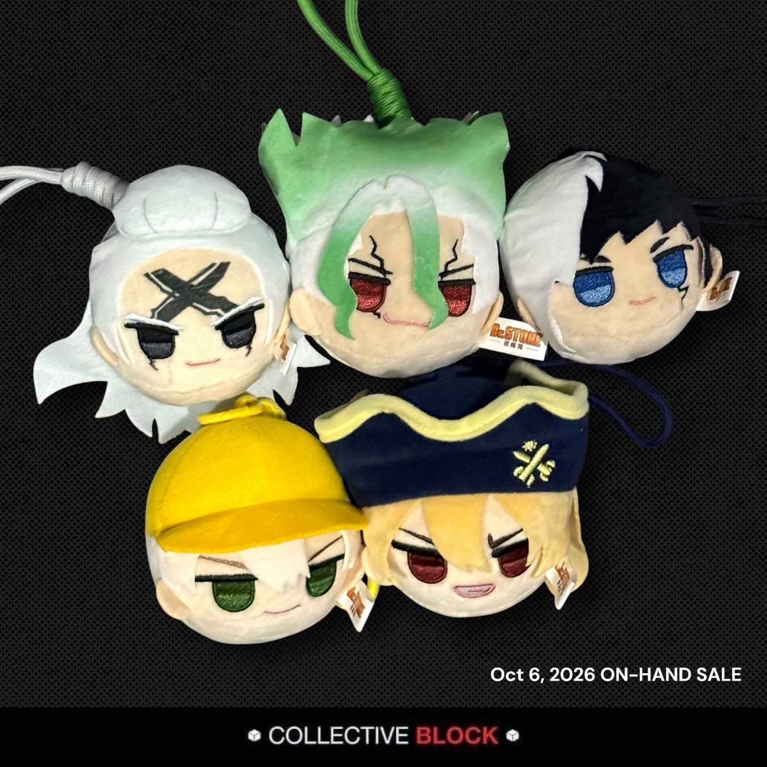 Dr. Stone Namnam Plush Head Charm