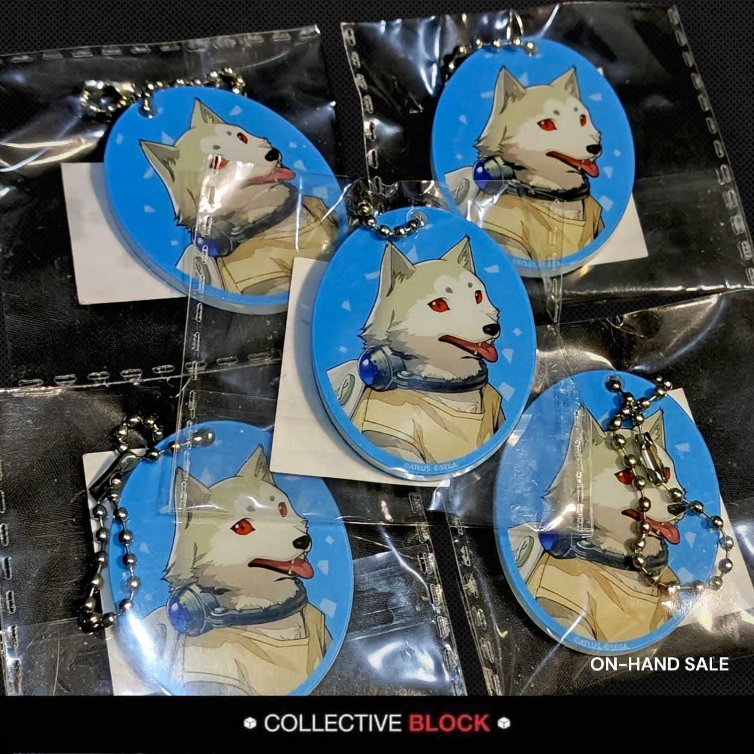 Persona 3 x Sea Paradise Koromaru Keychain