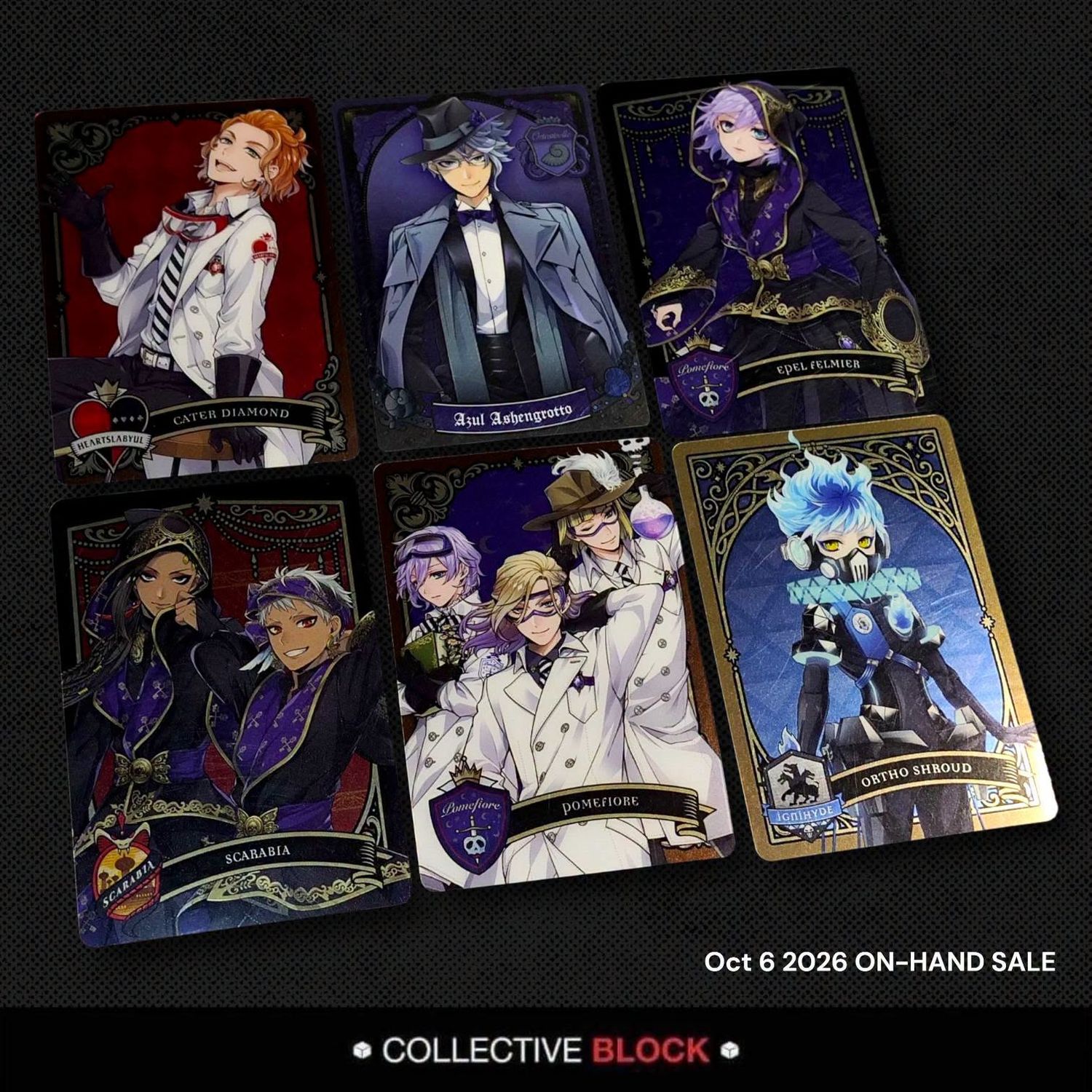 Twisted Wonderland NRC Assorted Wafer Cards